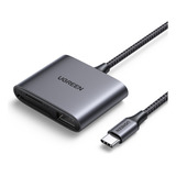 Ugreen Lector De Tarjetas Multifunción Usb-c Sd/tf+usb