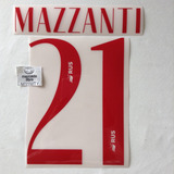 Estampado Dorsal Huracan Local 2023 #21 Mazzanti