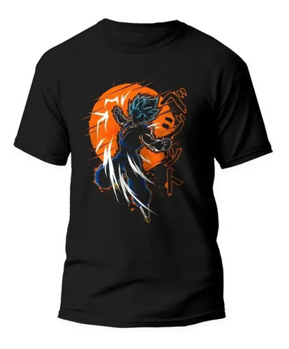 Playera Goku, Dragon Ball Negra, Cuello Redondo.