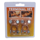 Pack 2 Set Terminales Para Bateria De Auto Universal