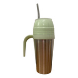 Mate Autocebante Metal 400ml Meta Mate - Bombilla Jarro