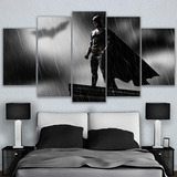 5 Cuadros Decorativos Batman Noche Ciudad Gotica Art150x84cm