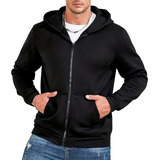 Sudaderas Hombre Con Capucha Chamarra Basica Ligera Hoodie