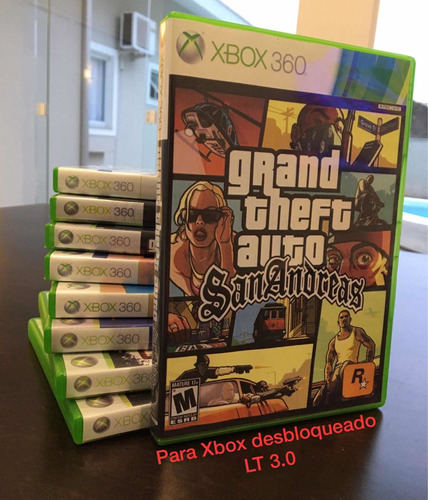 Gta San Andreas Xbox 360 Mídia Física (desblq. Ltu Lt 3.0)