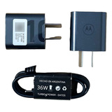 Adaptador Cargador Motorola Original Usb Tipo C 10w + Cable 