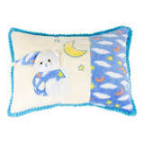 Almohada Cojin De Peluche Para Bebé Musical Cancion De Cuna Color Azul