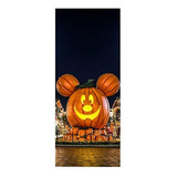 Papel Tapiz Para Puerta De Halloween Terror En 3d