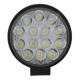 Farol De Milha Redondo Led 10~30v 42w 14 Led´s