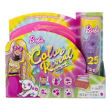 Barbie Color Reveal Set De Regalo Serie Neon Tie-dye Rubia