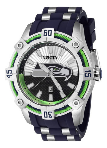 Reloj Invicta Nfl Seattle Seahawks Quartz Para Hombre