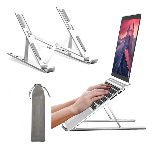 Base Soporte Para Laptop Tablet Portatil Ajustable Plegable 