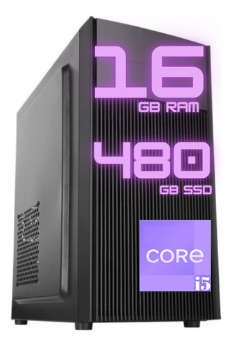  Cpu Computador Torre Core I5 3.20ghz 3ºgen 16gb Ssd 480gb