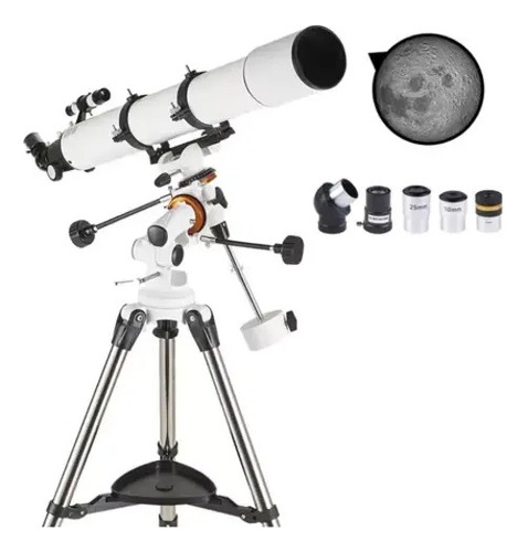 Telescópio Astronômico Refrator 80mm Profissional Le2063