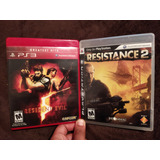 Resistance 2+ Resident Evil 5 Para Ps3