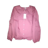 Camisa Ligera Casual, Blusa Formal Con Cuello Xl Manga Larga