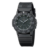 Reloj Luminox 3001.bo Para Hombre Con Esfera Negra Y Caucho