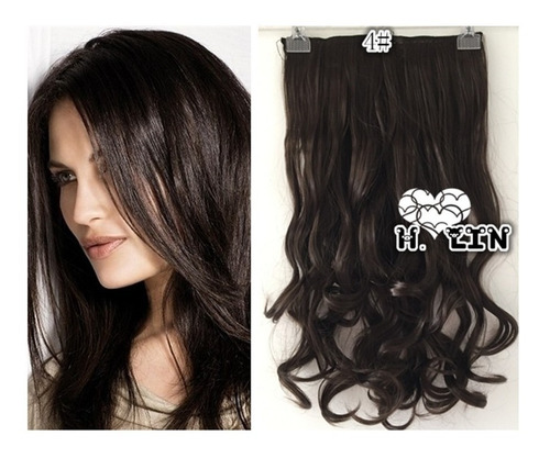 Cabelo Repicado Tic Tac Cor 1 Preto Azulado 60cm 130g Organi