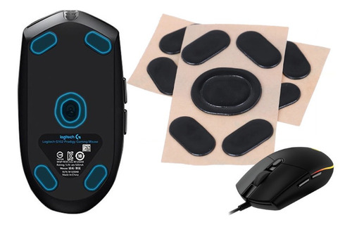 Pads Skate Para Mouse G203 G102 Universal