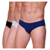 Pack 3 Slip Algodón Lycra 5409