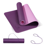 Ewedoos Tapete De Yoga Antideslizante Tpe Para Yoga, Esteril