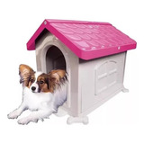 Casinha Para Animal Nº2 Colorida Desmontavel Cão E Gato Cor Rosa