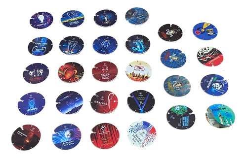 Coleccion 28 Tazos Finales Champions League Margarita