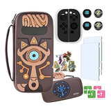 Combo Zelda | Estuche + Protectores + Cristal| Switch & Oled