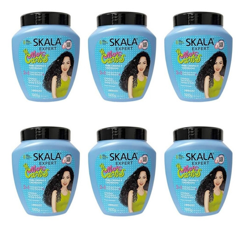 Skala Mais Cachos Creme 1kg (kit C/06)