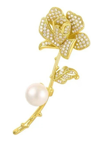 Broche Prendedor Flor Accesorios Mujer Joyas