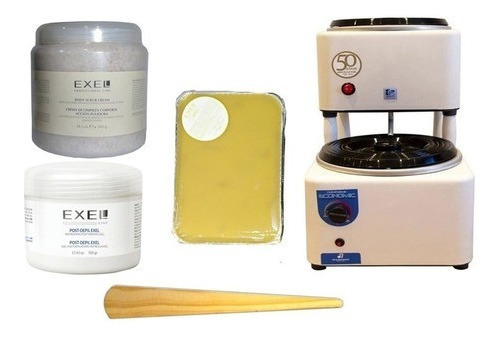 Kit Calentador Arcametal + Cera Exel + Crema Pulidora 