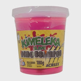 Kimeleka Slime Dinossauros Rosa Art Kids 180g - Acrilex