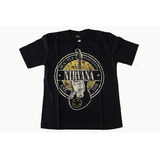 Camiseta Nirvana Blusa Kurt Cobain Adulta Banda Rock Hcd392