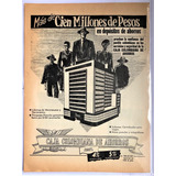 Caja Colombiana De Ahorros Antiguo Aviso Publicitario 1951