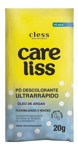 Pó Descolorante Care Liss Cless Ultrarrápido 20g