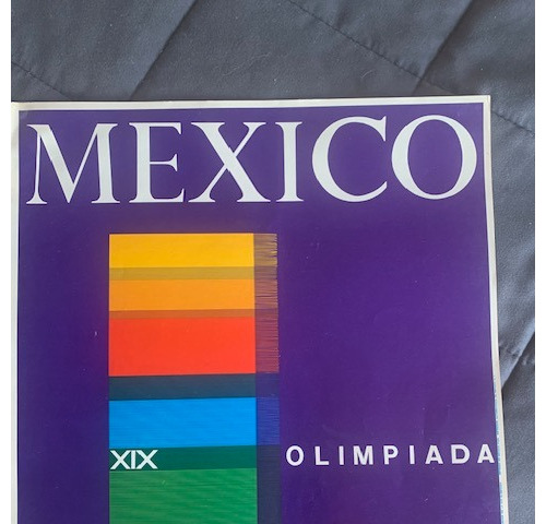 Póster Original Vintage Juegos Olímpicos Mexico 1968