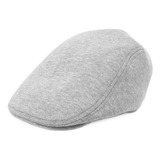 Gorro Estilo Boina Gris Claro