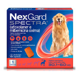 Nexgard Spectra Cães 30 A 60kg 1 Comprimido Antipulgas Verme