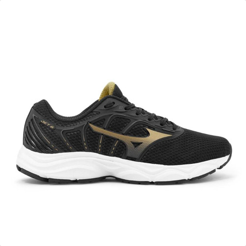 Tênis Mizuno Jet 6 Color Preto/dourado - Adulto 41 Br