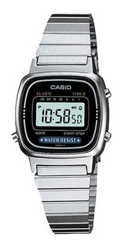 Reloj Casio Dama Vintage Retro Crono Alarma La670wa1d Newmar