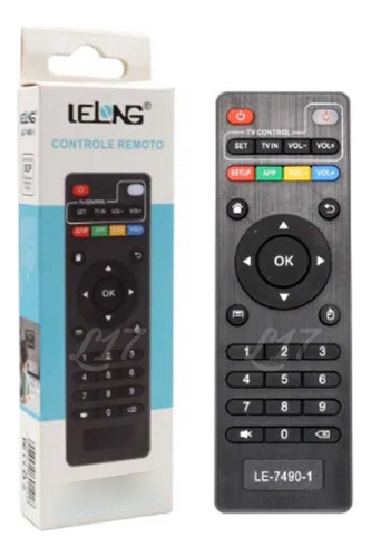 Kit 4 Controle Remoto De Tv Box Pro 4k 5g Le Long 7490-1