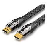 Cable Hdmi 2.0 Flat Trenzado Certificado 4k 2 M Vention