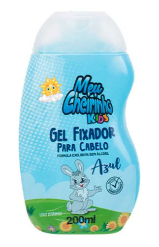 Gel Infantil Fixador Meu Cheirinho Kids Azul 200ml