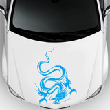 Dragon Sticker Para Auto Moto,resistente Al Agua Sol,50*36cm