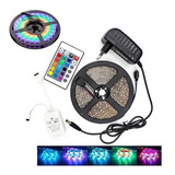 Tira Led Rgb Cinta Multicolor 5mts / Luces Decoración 