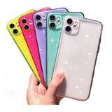 Carcasas Colores Candy Brillo Silicona Para iPhone 6 7 8 Se