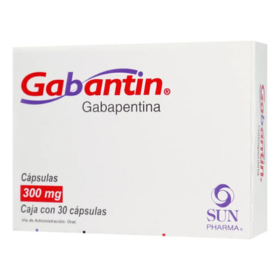 Gabantin Cápsula 300 Mg, 30 Cápsulas | Envío gratis