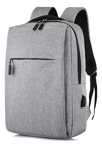 Bolso Mochila Morral Antirobo Con Puerto Usb Carga Q23