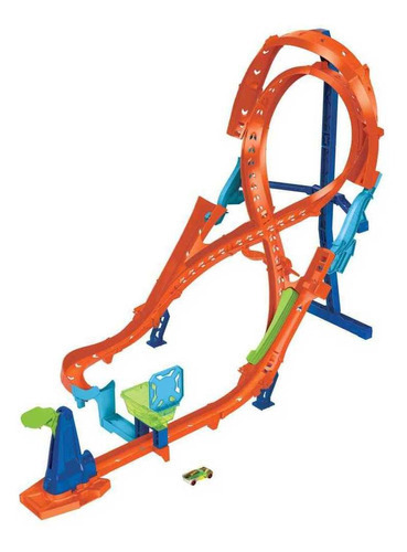 Hot Wheels Action Pista De Juguete Circuito Vertical En 8