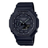 Relógio Casio G-shock Remaster Black Ga-2140re-1adr Cor Da Correia Preto Cor Do Bisel Preto Cor Do Fundo Preto