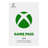 Xbox Game Pass Core 12 Meses (codigo) - Cuentas Eeuu